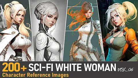 Sci-fi White Woman V...