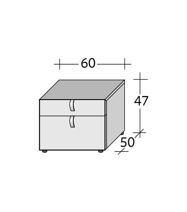 Splendor Flou Bedside Table-花瓣网