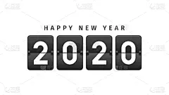 2020,贺卡,文字,新年前夕,品牌名称,小册子,电子收费系统,设计,复古