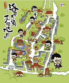 景区手绘地图（2）