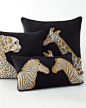 -5QNQ Jonathan Adler  Giraffe Animalia Pillow Leopard Animalia Pillow Zebra Animalia Pillow