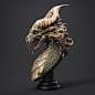 -DRAGO-, Maarten Verhoeven : -DRAGO- A little dragon bust I sculpted and recorded for MSI, (Inspired by their logo) I'm gonna release the stream in the near future through their channels. So you can follow it along from A to Z....