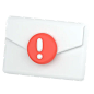 Spam email  3D Icon