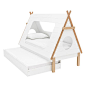 Tee Pee Kids Trundle Bed | Domayne: 