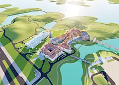 华为大学 欧式建筑 松山湖华为大学