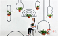 创意花盆设计 家居装饰设计 绿化设计 花盆装饰架