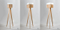 Ripple сollection : Collection of lamps made of natural wood. 