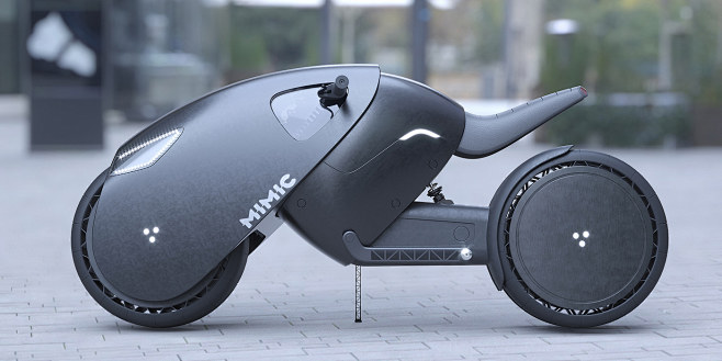MIMIC——电动超级摩托车，科技感十足...