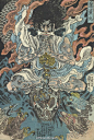 日本浮世绘大师歌川国芳（Utagawa Kuniyoshi，1798年－1861年）