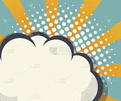 抽象空白语音泡泡漫画背景