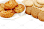 饼干,褐色,水平画幅,无人,茶碟,香草兰,烘焙糕点,小吃,甜点心