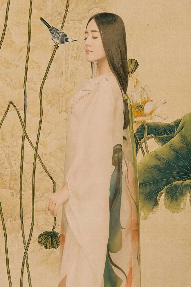 工笔画影楼设计