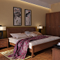 华日家居现代中式1.5/1.8米简约实木双人床 1.5米双人床特价床