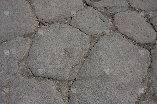 古代花岗岩地板