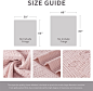 RECYCO Throw Blanket for Couch Pink Waffle Throw Blanket Lightweight Soft Cozy Bed Decor Travel Blanket with Tassels for Living Room 50"x60" : Home & Kitchen