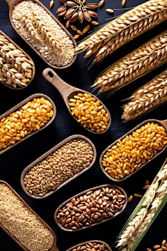 成熟杂粮粗粮摄影图图片