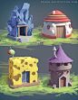 ArtStation - Littles houses, Sylvain Sarrailh