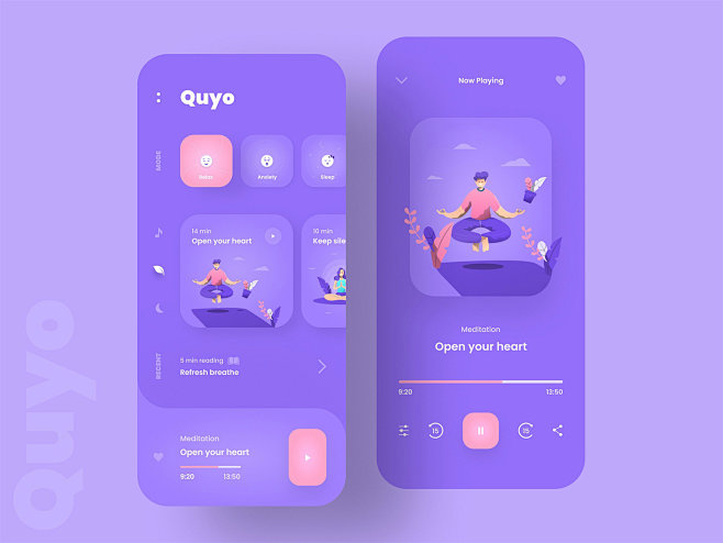 Meditation App Desig...