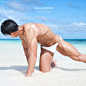 Photo by 바디프로필 시리얼몬스터 in Managaha Island, Saipan USA with @se_._hoon. May be an image of 1 person, biceps, body building and beach.