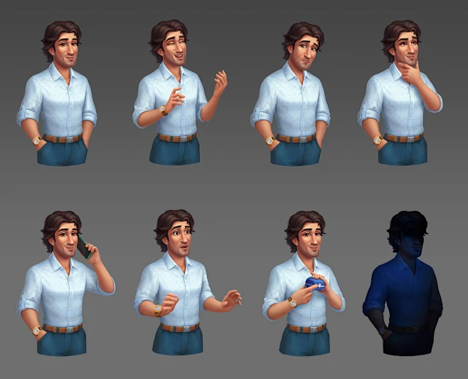Characters (8)-花瓣网