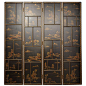 Chinese Lacquer Panels | From a unique collection of antique and modern screens at https://www.1stdibs.com/furniture/more-furniture-collectibles/screens/: @北坤人素材