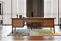 新中式书桌实木椅组合禅意大班台主管桌现代中式书房办公桌家具-淘宝网