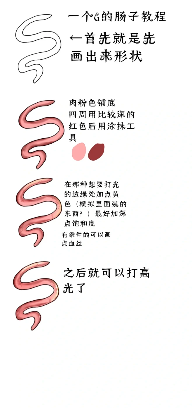分享一个g向肠子教程 - 小红书-花瓣网