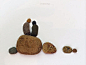 石之意境：Sharon Nowlan的创意石头画