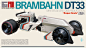 Brambahn DT33 Autonomous F1, John Frye : The Spruemeister Autonomous F1 kit box art series; a faux model box art package concept.  I wanted to keep a look minimizing sponsorship encroachment into the overall color theme of the car, wing elements as stabil