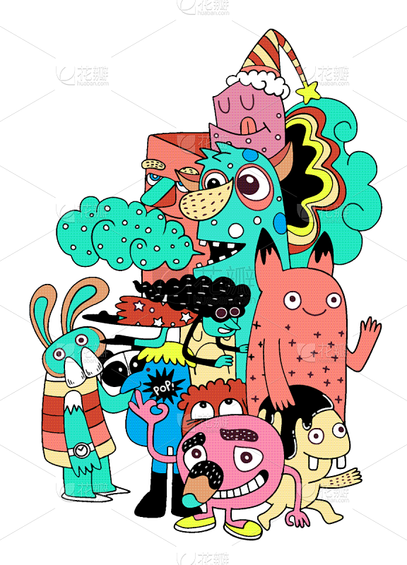 可爱的,外星人,矢量,绘画插图,友谊,酷...