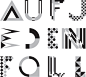 欧美Types II视觉错觉字体设计---酷图编号75453