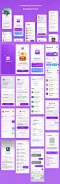 #APP模板#
找工作应/招聘职位详情公司信息介绍等app ui源文件 psd模板
