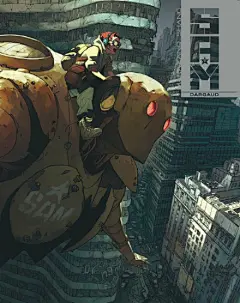#王国分享# 由Richard Marazano与Shang Xiao联手合作的漫画After Man (SAM)，讲述在后世界末日的世界里，机器人杀手猎杀人类，一群少年试图生存的故事。更多作品O网页链接