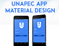 UNAPEC App Material Design : Rediseño de la app de la Universidad APEC en Material Design