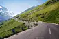 high mountain road