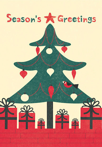圣诞节插画海报设计 平面设计--创意图库...