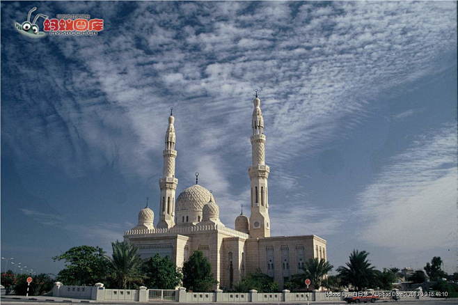 迪拜JUMERIAN清真寺图片素材