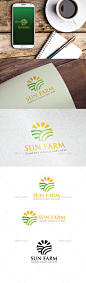 太阳农场标志——自然标志模板Sun Farm Logo - Nature Logo Templates农业、品牌、业务、公司、生态农场,农民,领域,食品,新鲜,花园,粮食,绿色,成长,成长,收获,健康,健康,景观,叶子,叶子,自然的,有机的,植物,种植,太阳,素食,素食者,小麦、窗口 agriculture, branding, business, company, eco, farm, farmer, field, food, fresh, garden, grain, green, grow, gro
