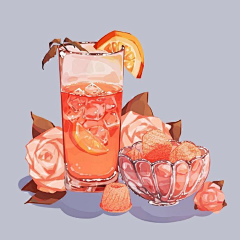 折今采集到插画美食