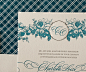 Letterpress Wedding Invitations | Delambre Classic Design | Bella Figura Letterpress