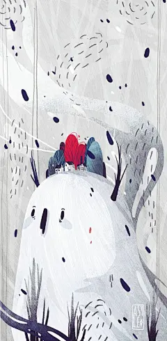 Snow Monster , LISA FAGEGALTIER on ArtStation