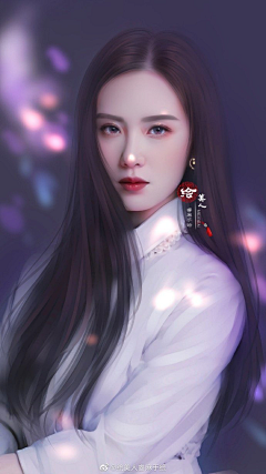 白驹过隙丶梨花泪う采集到现代手绘_帅哥美女丶