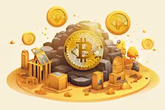 优质金融理财投资立体场景插画