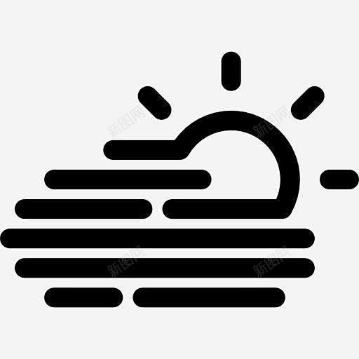 图标高清素材雾雾霾天气霾ui图标设计图片