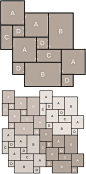 Stone tile laying pattern - Marshalls Roman Opus: