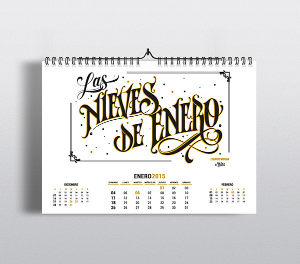 Calendario Ajúa 2015...