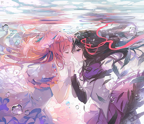 水中的插画特辑水中的奇迹pixiv上有各种各样的在水中的作品今天为