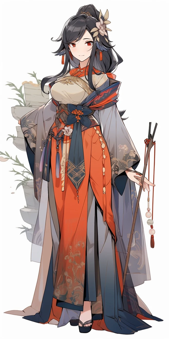 AI武侠游戏角色设定素材 国风人物服装插画设计参考 影视概念设计-淘宝网-花瓣网