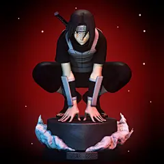 宇智波鼬暗部火影忍者3D打印模型STL