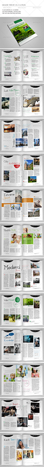 25 Pages Template Magazine Vol9 - Magazines Print Templates